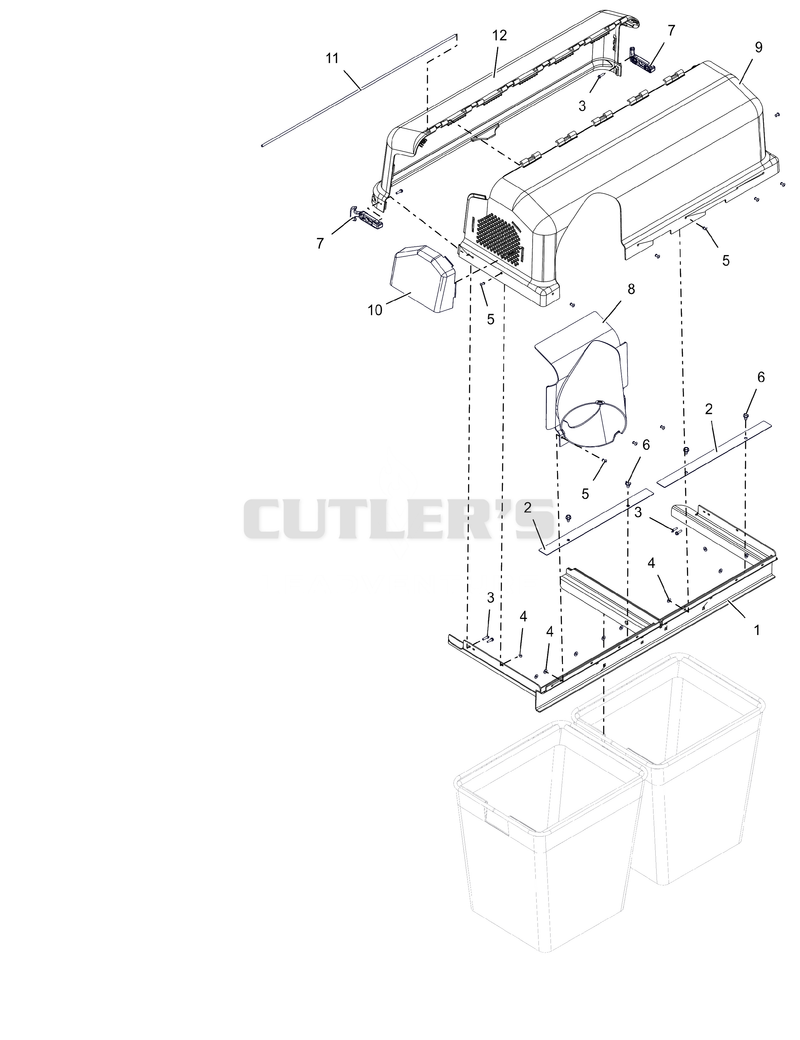 Bagger Hood Assembly