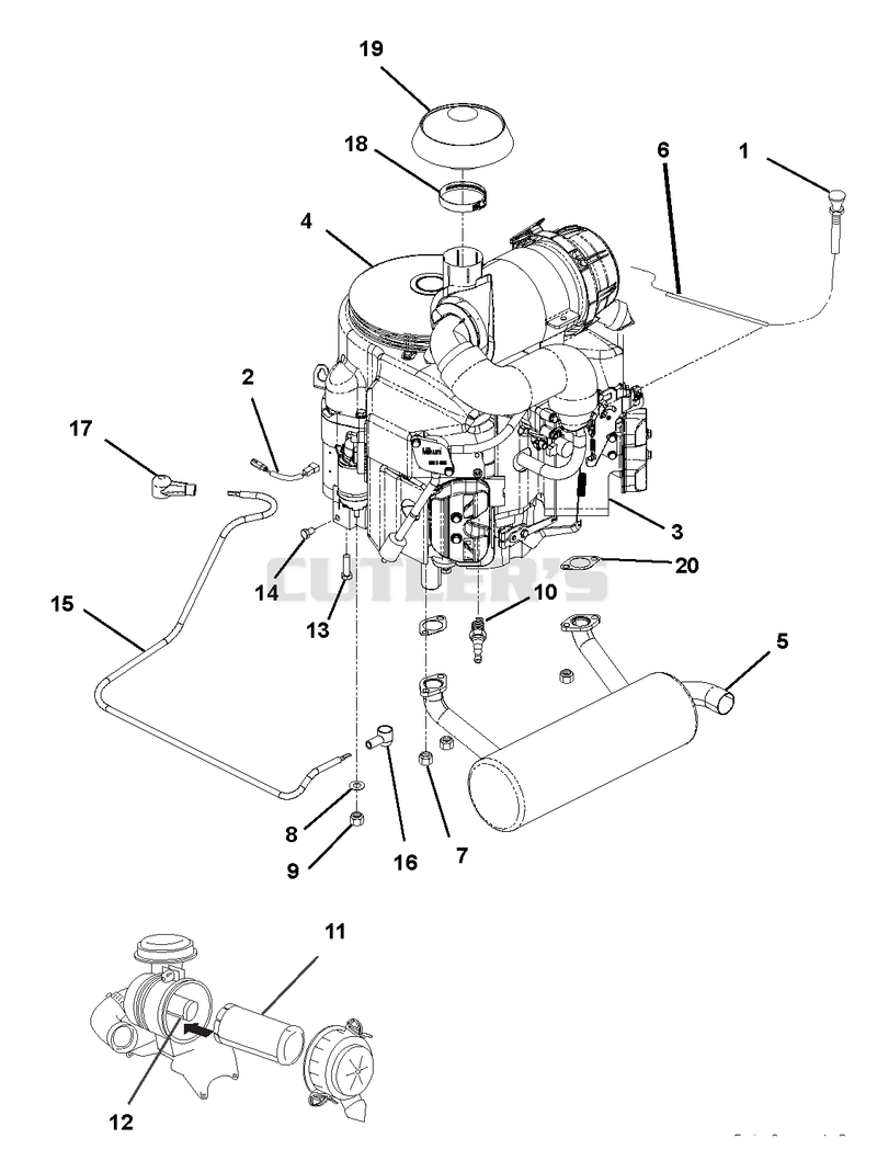 Engine and Exhaust