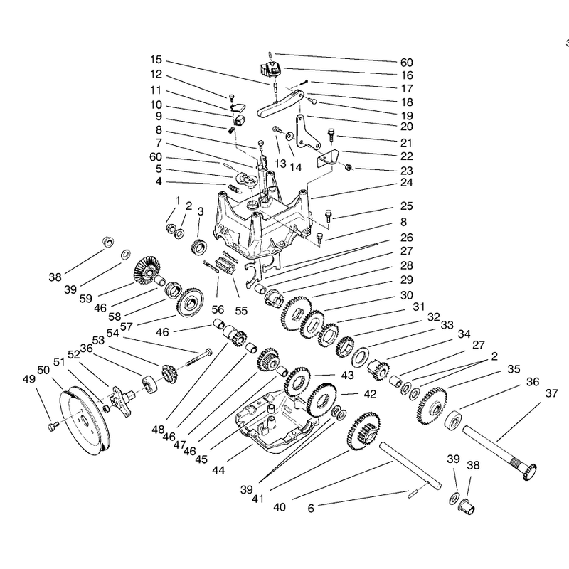 Transmission Assembly No. 66-8030