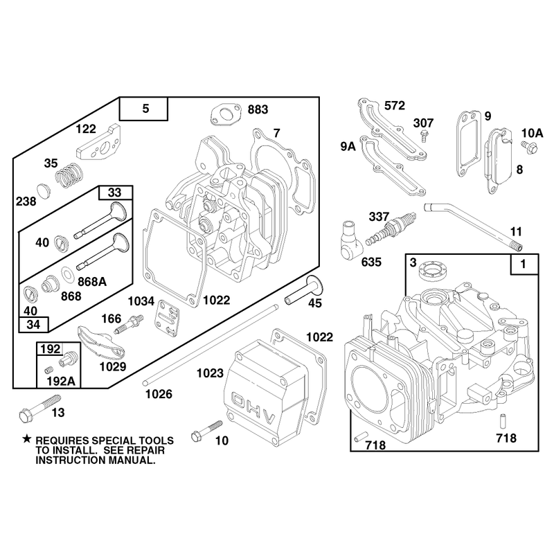 Engine GTS 150 Model No 20465 Only