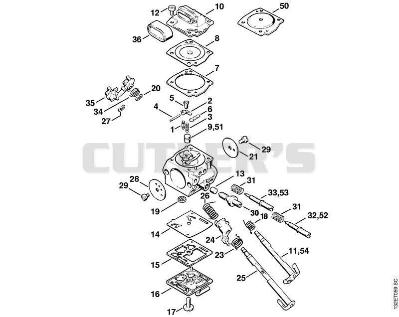 Carburetor C3M-S12 automatic choke