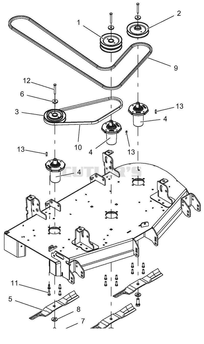 Belts & Blades, 48" Deck