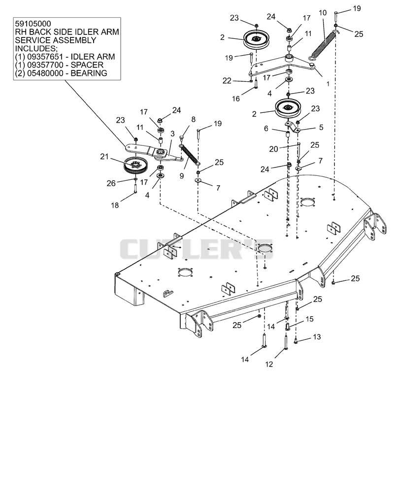 Idlers And Sheaves - 60"