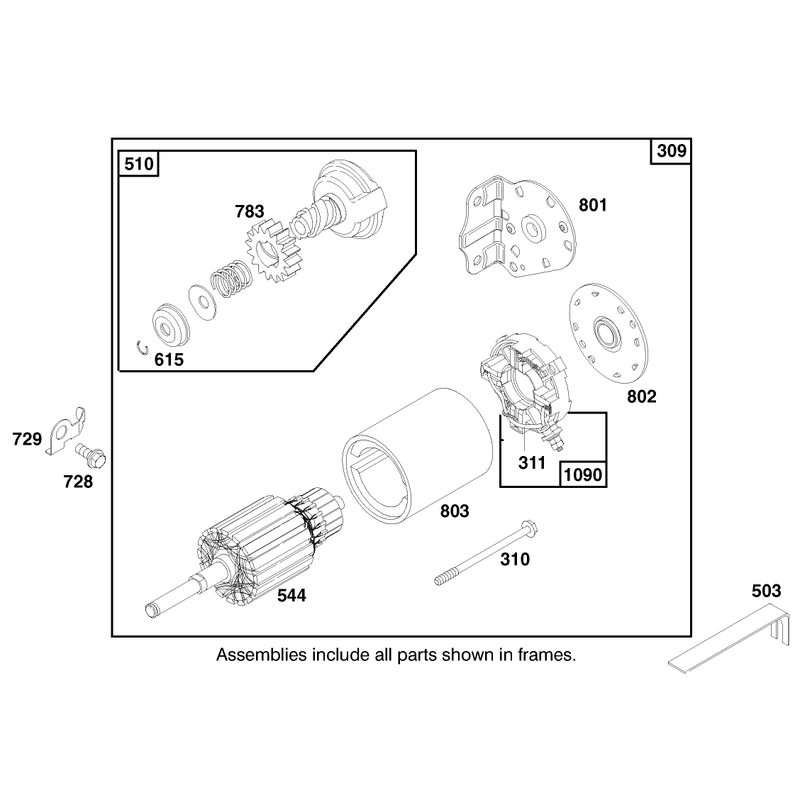 Engine Briggs and Stratton Model 28m707-0127-01