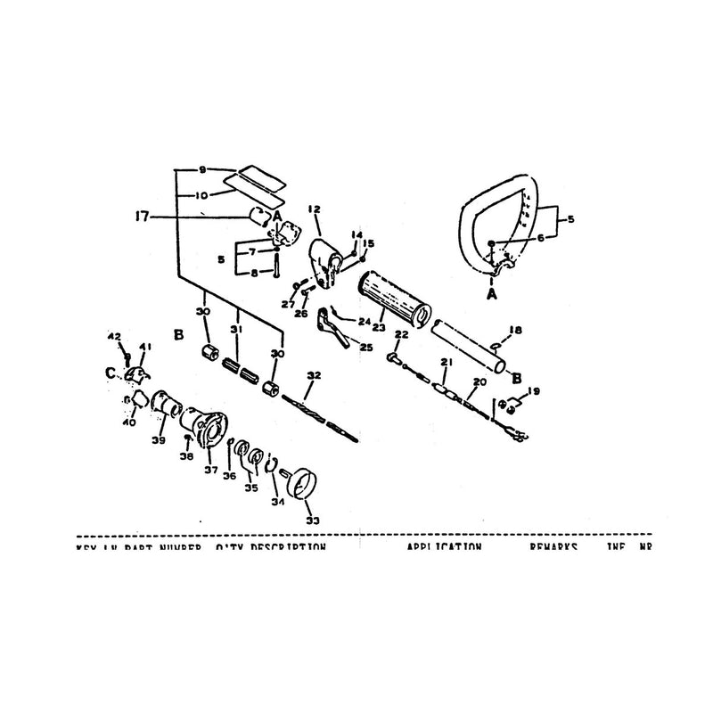 Handle Throttle and Flexible Shaft