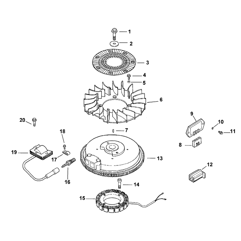 Ignitionelectrical Engine Kohler Model No Cv151 Spec 41560