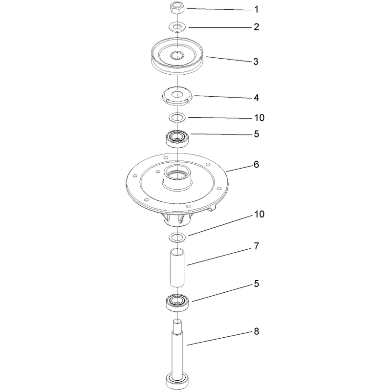 Spindle Assembly No. 110-9962