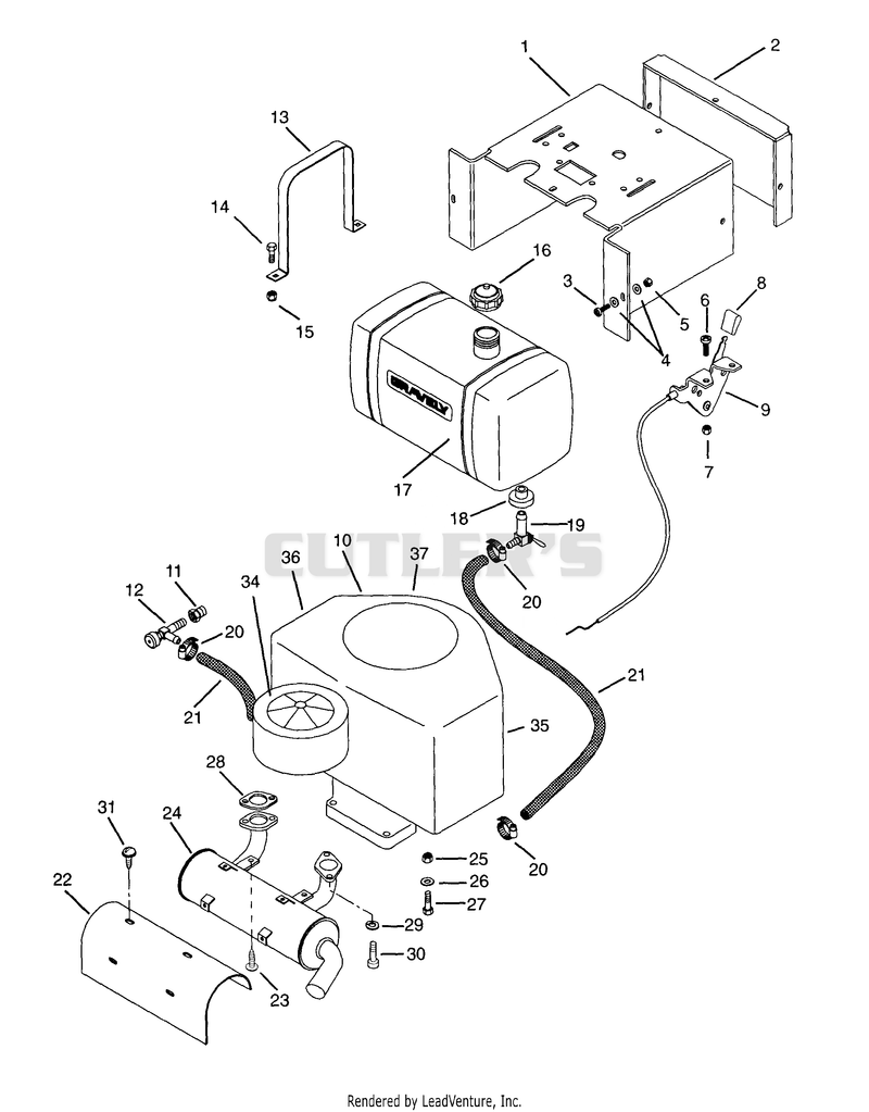 ENGINE AND EXHAUST