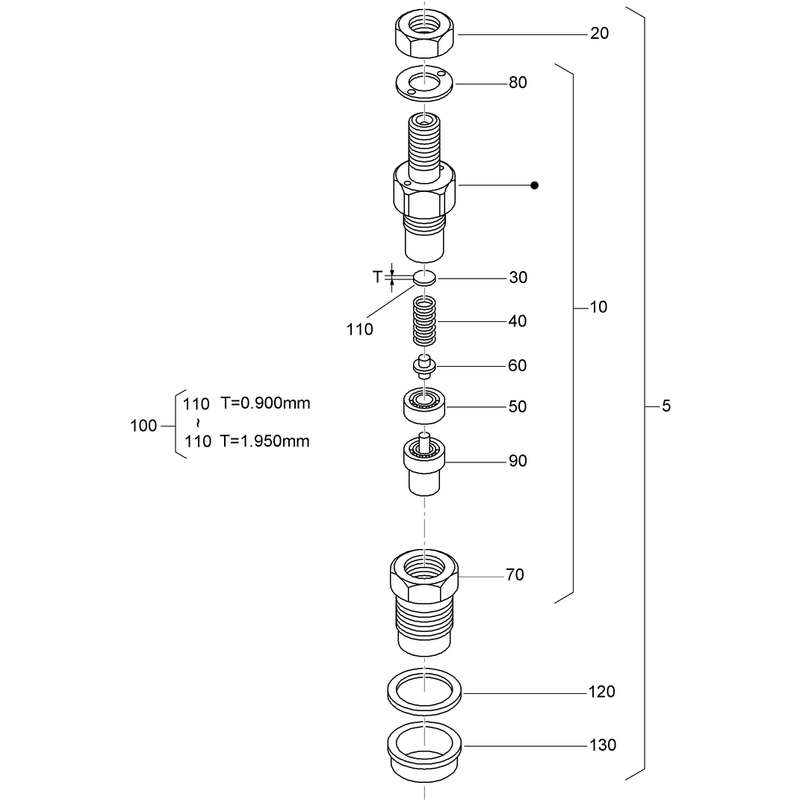 Nozzle Holder Assembly