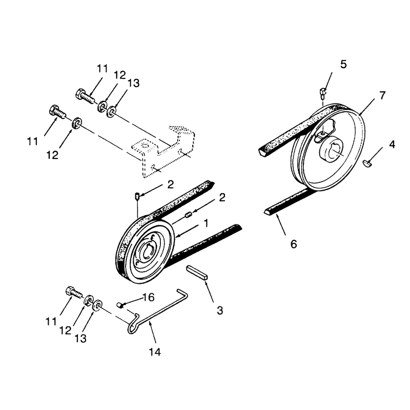 Drive Belt and Pulleys