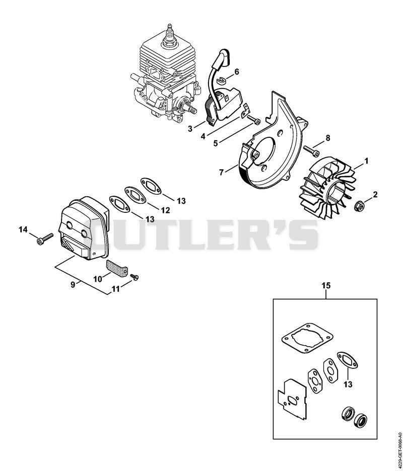 Ignition system, Muffler