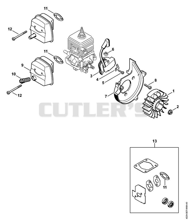 Ignition system, Muffler