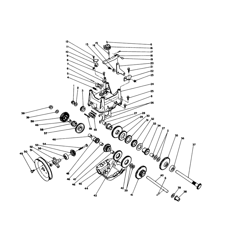 Transmission Assembly No. 66-8030