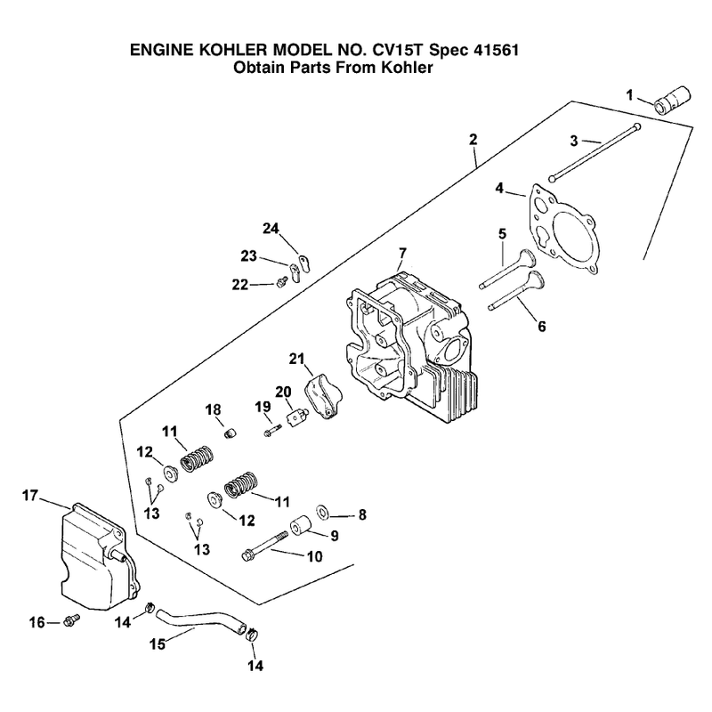 Cylinder Head Valves and Breather