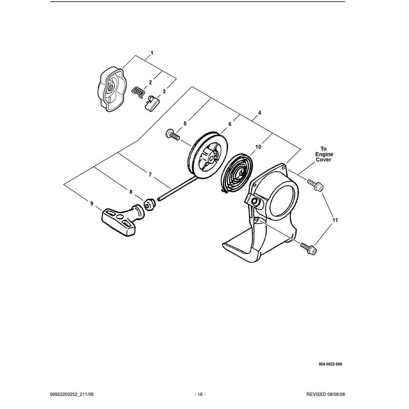 Starter -- Standard S/N: 06001001 - 06017100