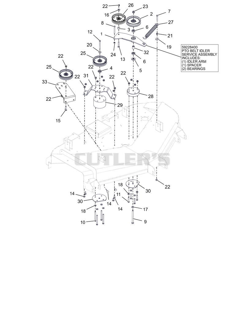 Deck Drive Idlers – Mach One