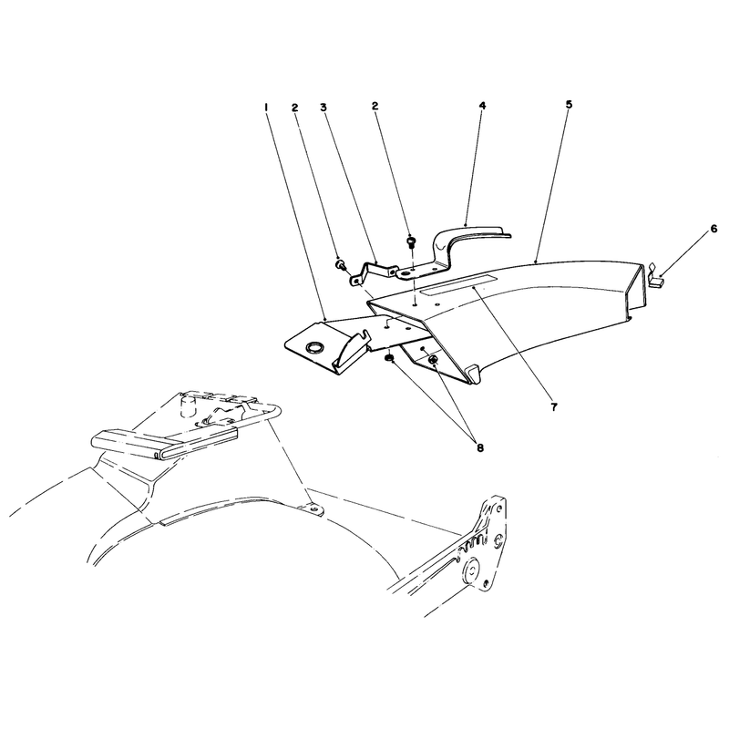 Side Discharge Chute Model No 59108 Optional