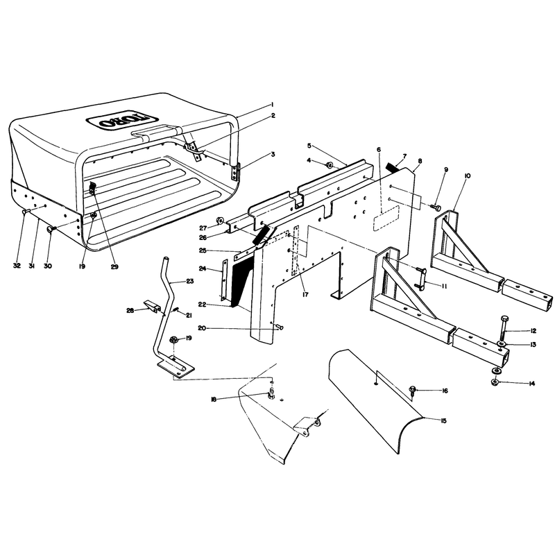 44in and 52in Bagging Kit Models 30126 and 30127 Optional