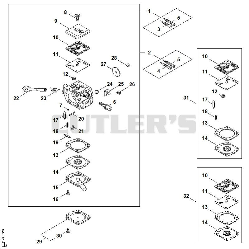 Carburetor C3-S148, C3-S149