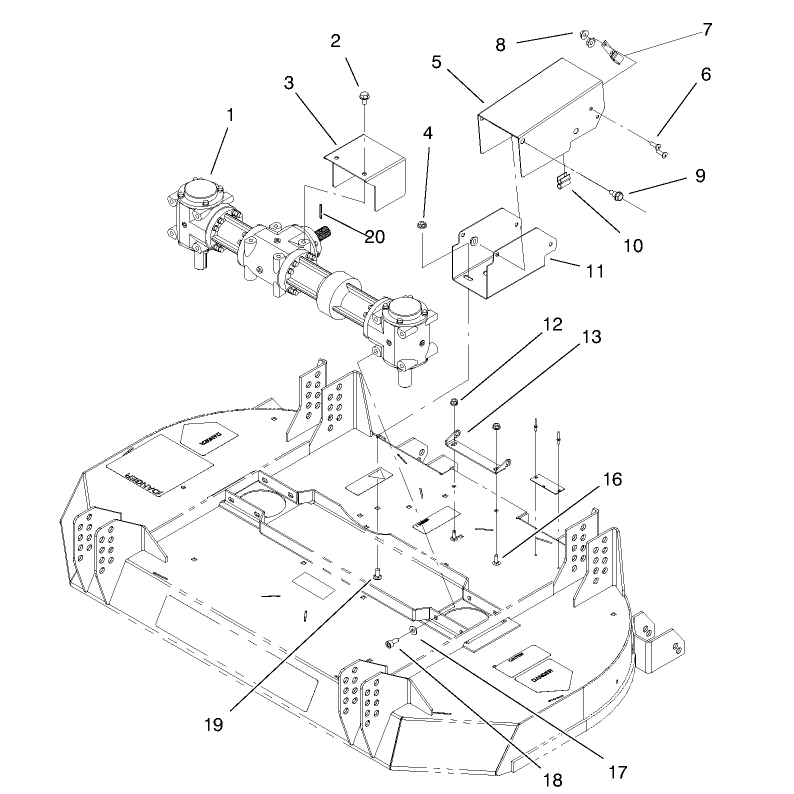 Covers and Gear Box Assembly
