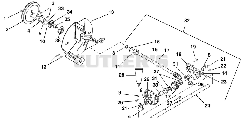 Gear Case And Impeller