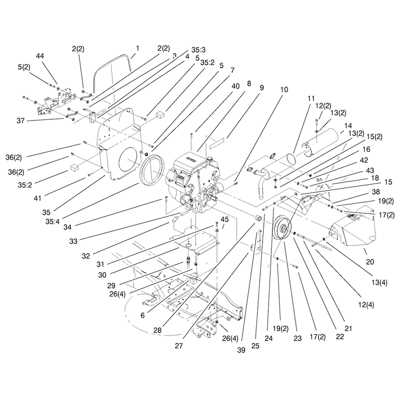 Air Cooled Engine Assembly