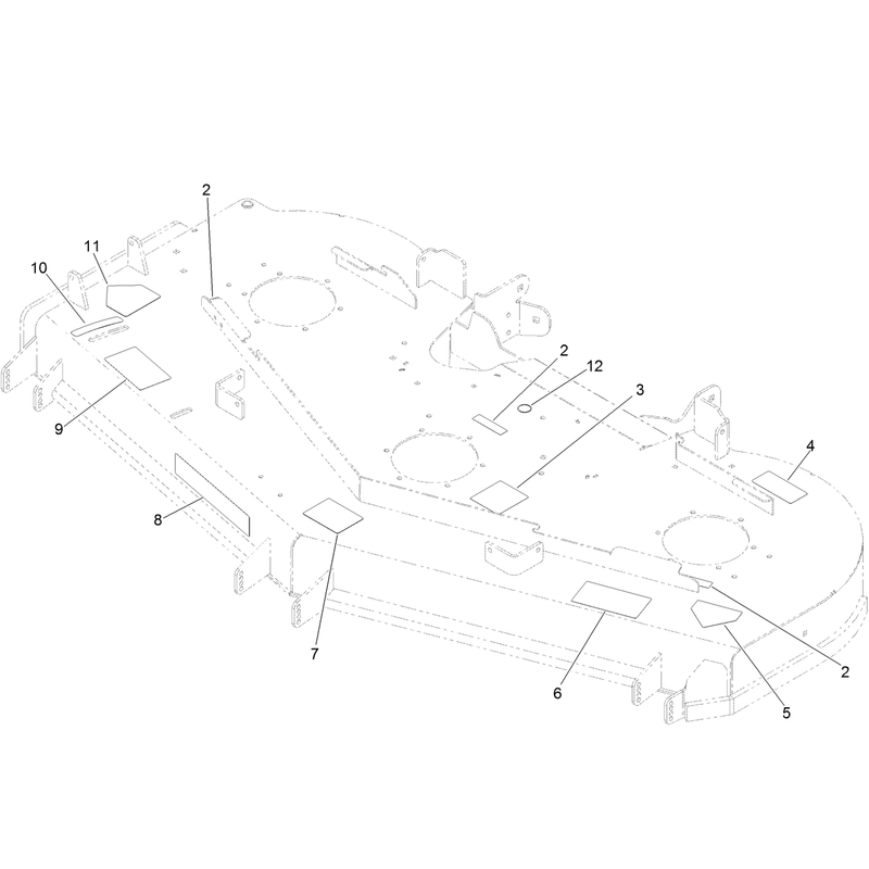 Deck Decal Assembly No. 112-4195