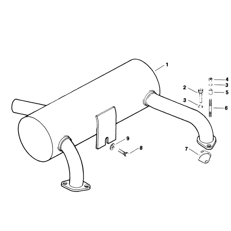 Exhaust Engine Kohler Model No M18qs-24657 Continued