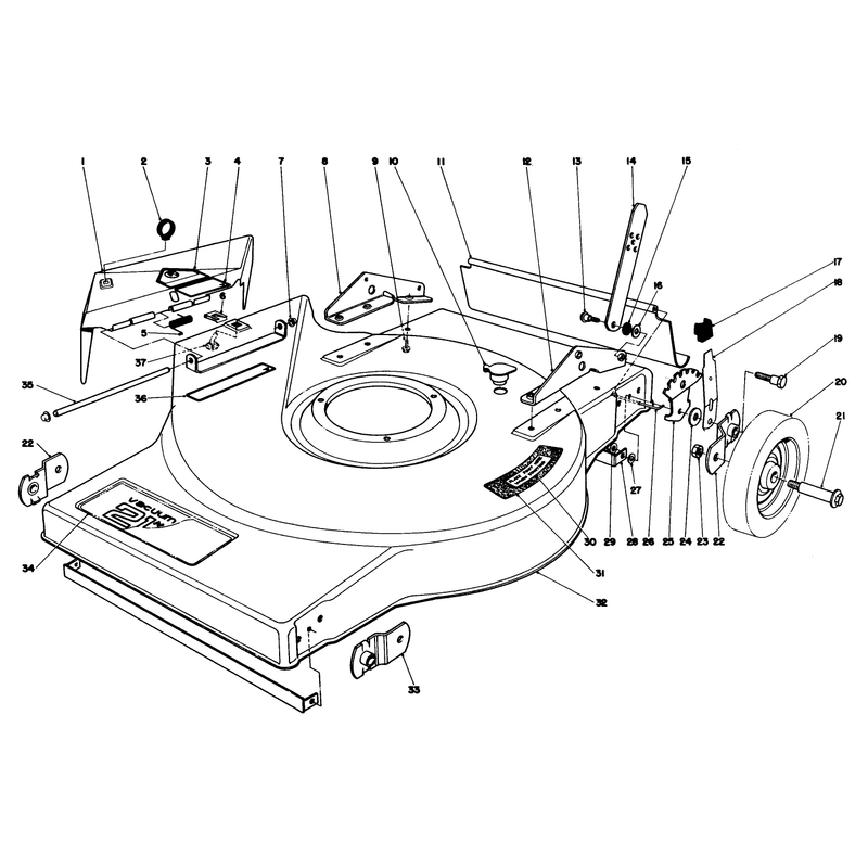 Mower Housing Assembly Model 16860