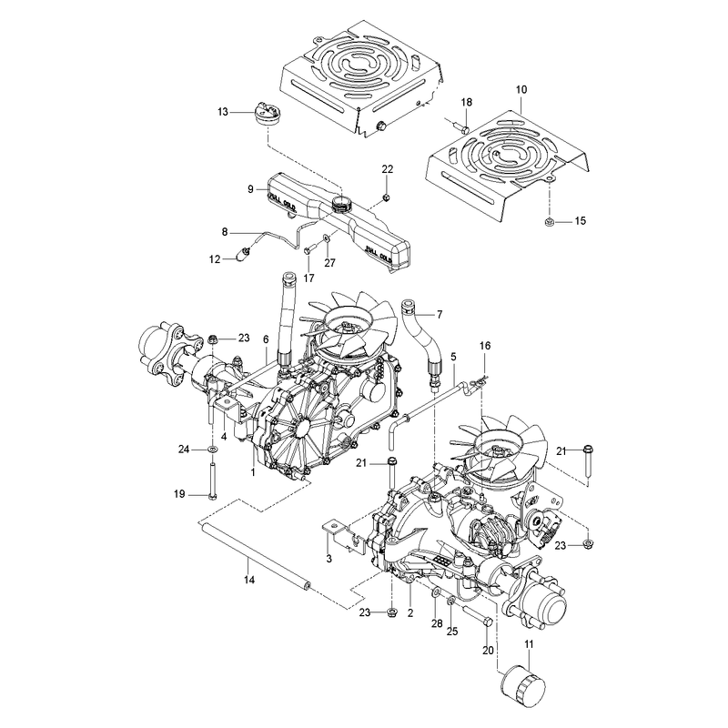HYDRAULIC PUMP - MOTOR