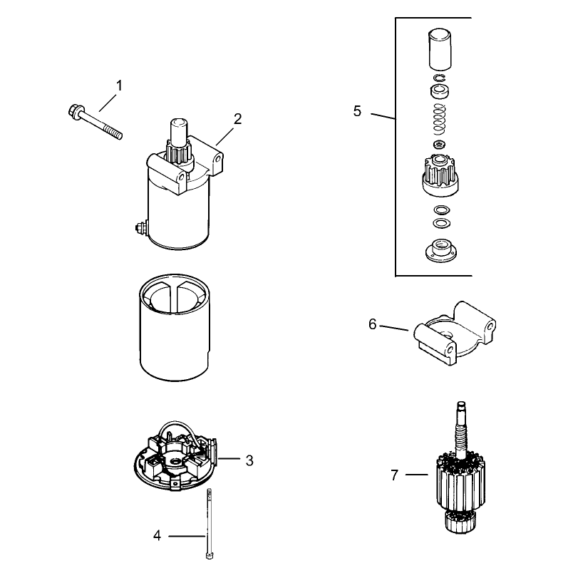 Starting System Assembly Kohler CV15S-41620