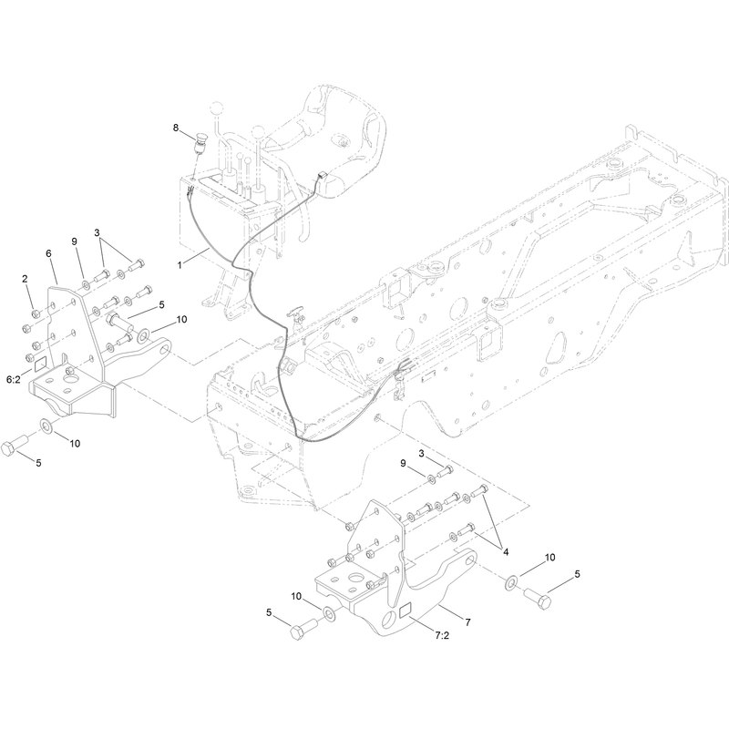 Right and Left Mounting Assembly