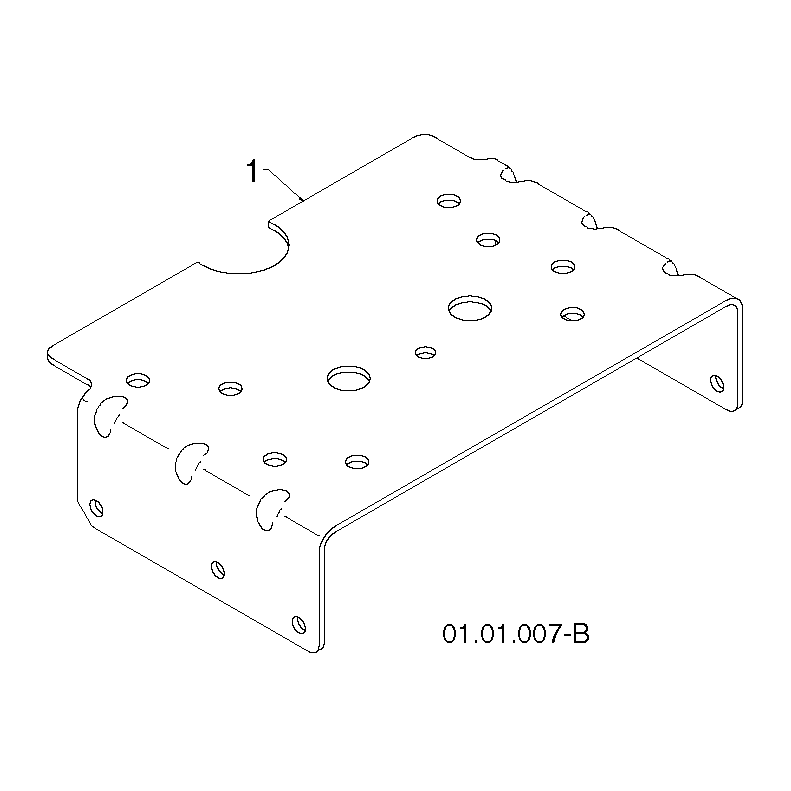 CHASSIS, ENGINE AND PULLEYS
