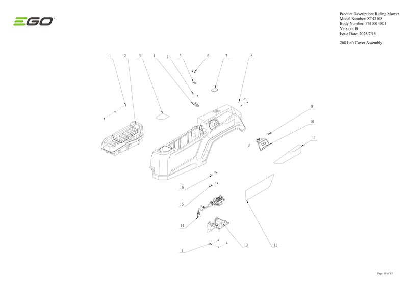 Left Cover Assembly