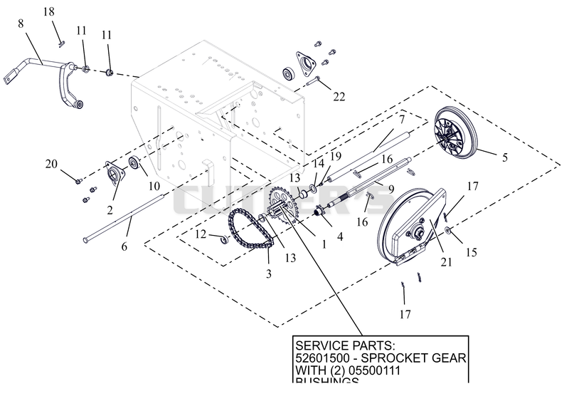 Track - Friction Drive And Swing Gate