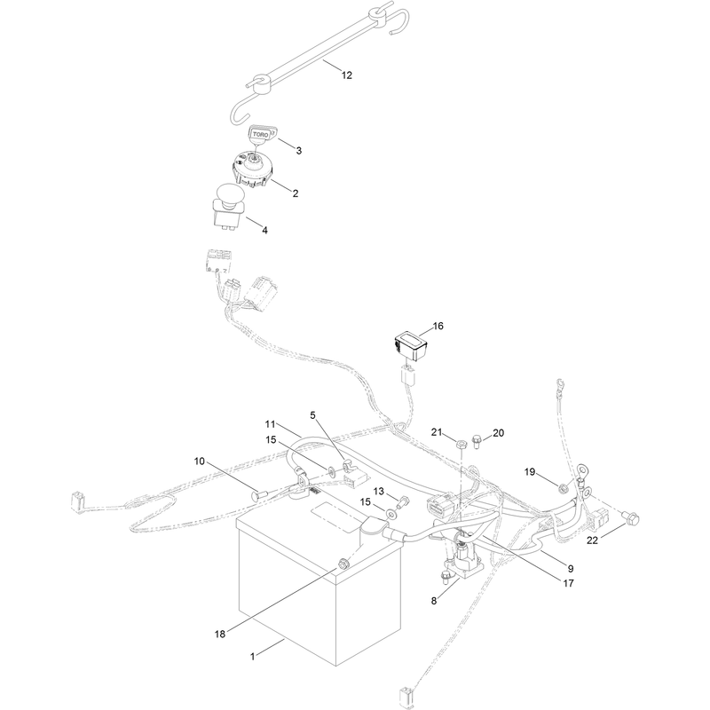 Battery and Electrical Assembly