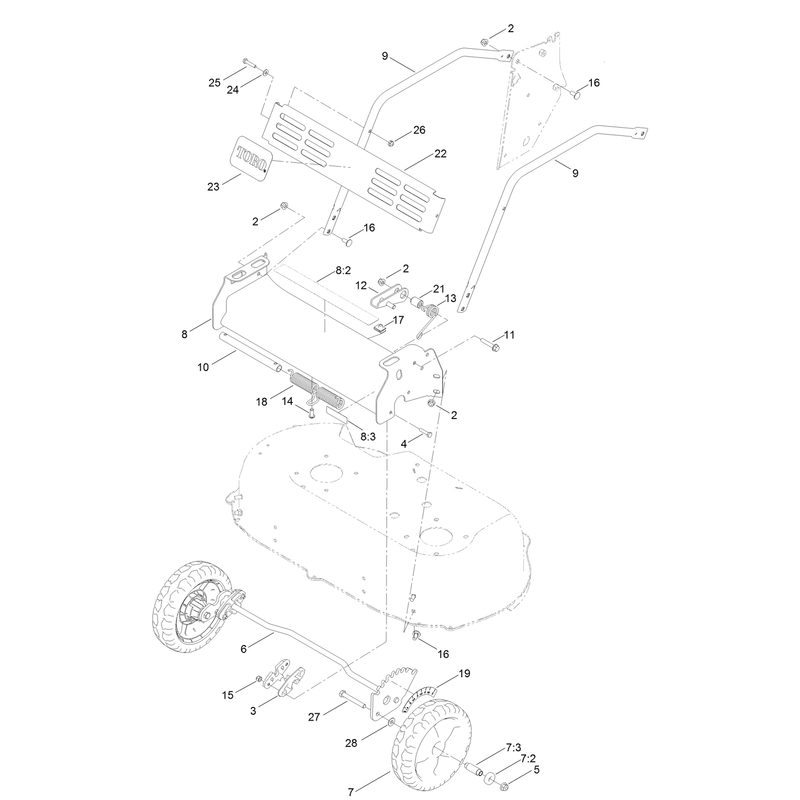 Front Bumper and Wheel Assembly