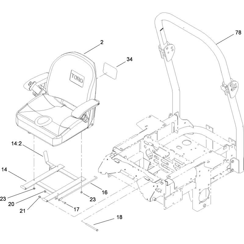 Roll Over Protection System Assembly