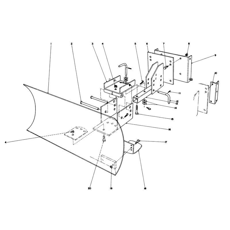 Grader Blade Assembly Model 59099