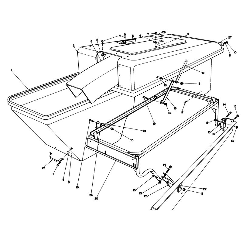 Grass Collection System Model No 30751 Optionalcontinued