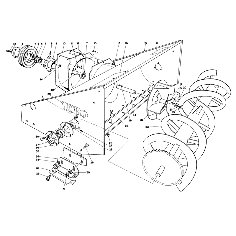 48in Snowthrower Model No 30570 Optional