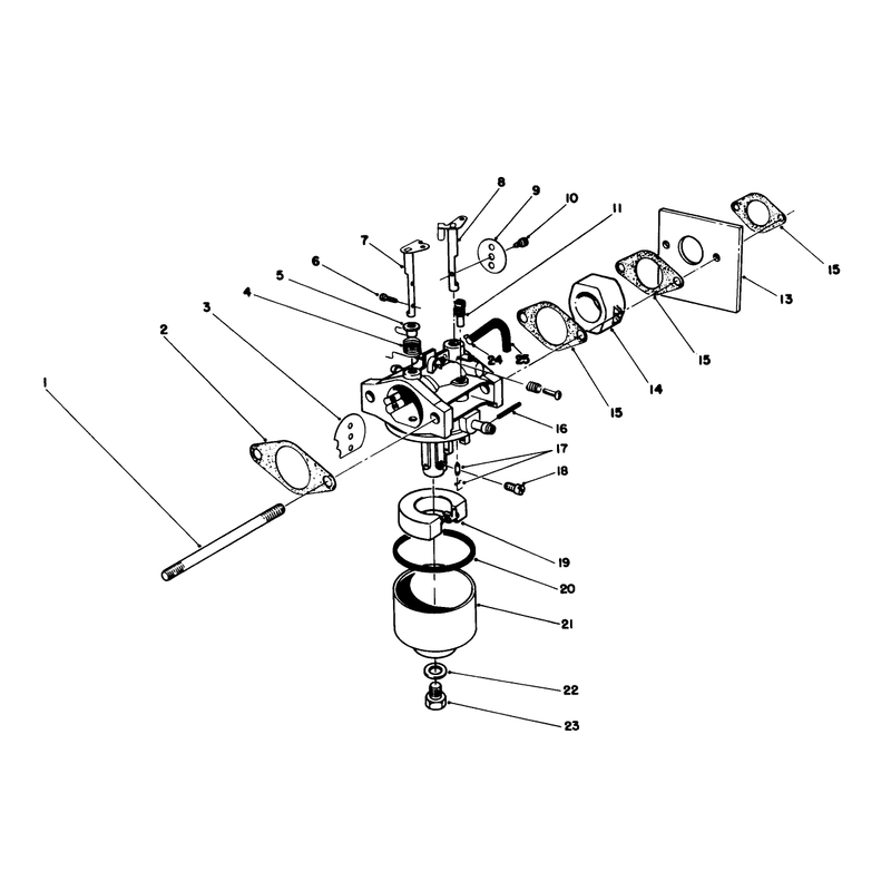 Carburetor Assembly Model No 47pn2-1