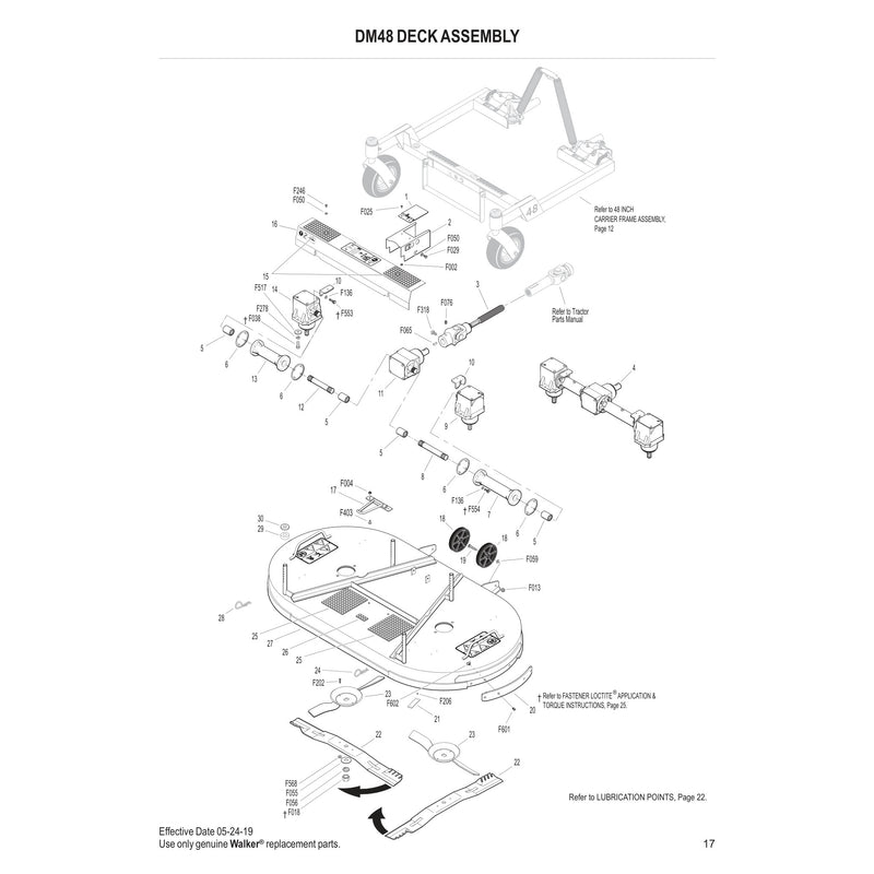 DM48 DECK ASSEMBLY