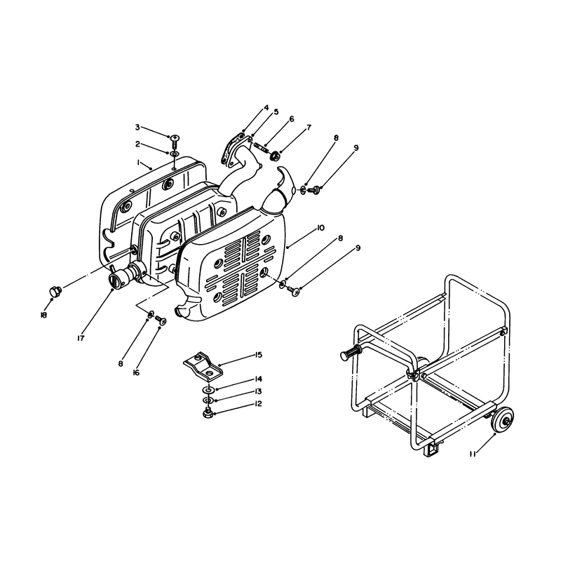 Muffler Exhaust Assembly
