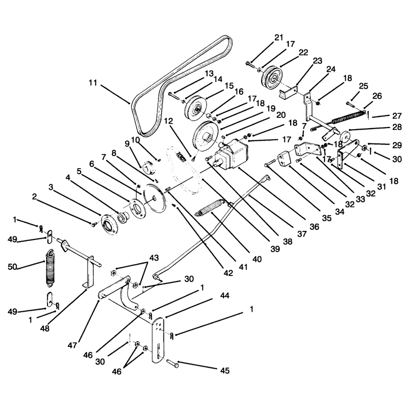 Gear Case And Belt Assembly