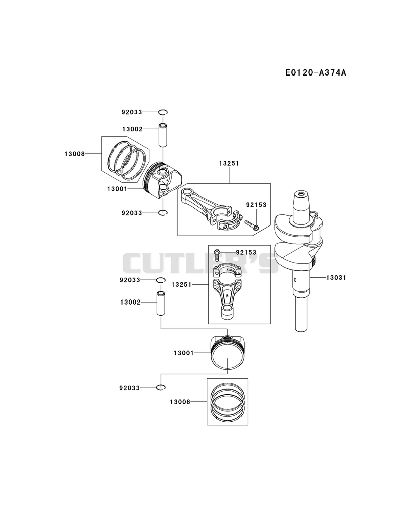 PISTON/CRANKSHAFT