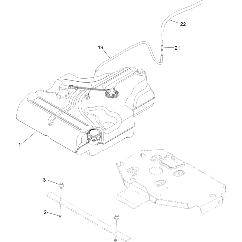 Fuel Tank Mounting Assembly