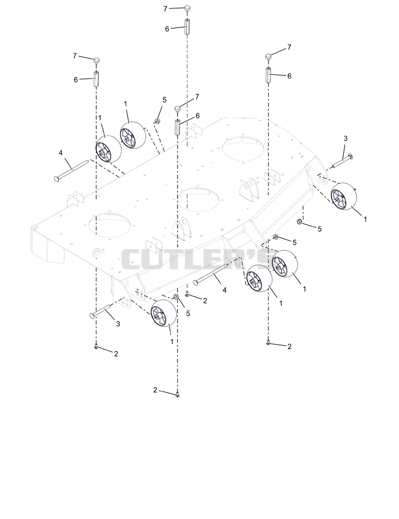 Anti-Scalp Wheels - 52" and 60" - SD