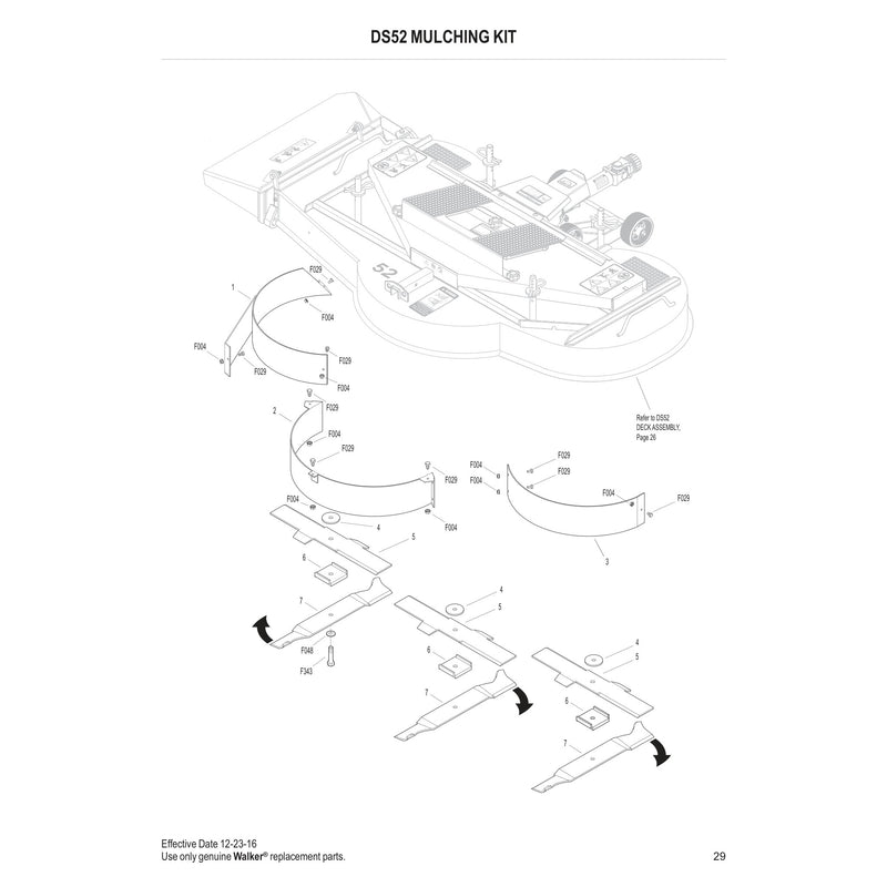 DS52 MULCHING KIT
