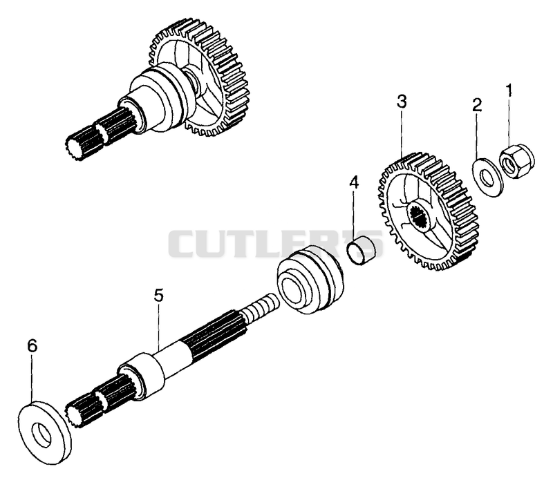 NUMBER TEN SHAFT - PTO DRIVE ASSEMBLY